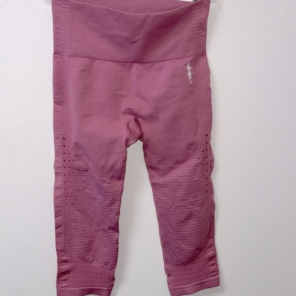 GYMSHARK pink high waisted leggings size Medium NWOT